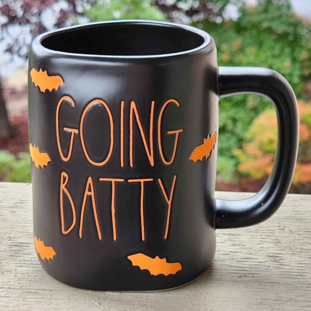 Rae Dunn Going Batty Mug Rae Dunn Halloween Mug